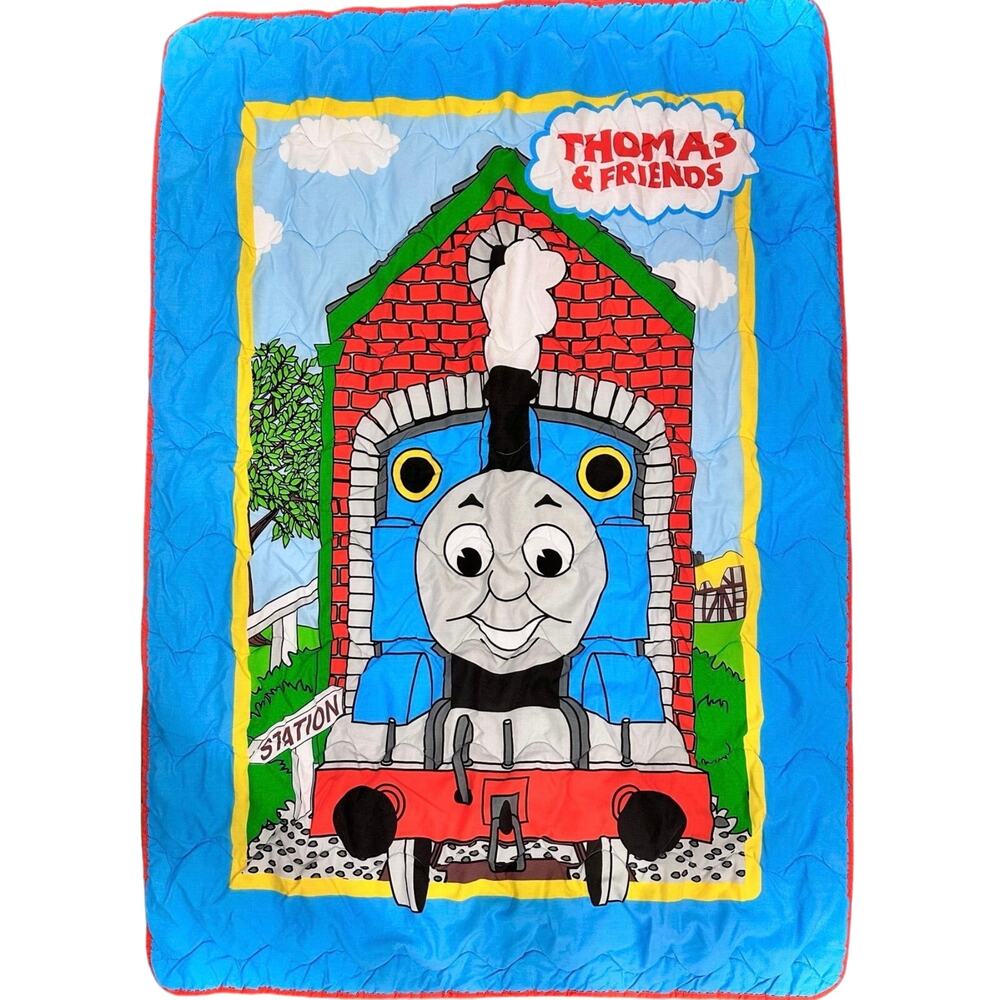 Thomas the Train Comfy Blanket Quilt 42” x 58" Thomas & Friends Vintage 2006